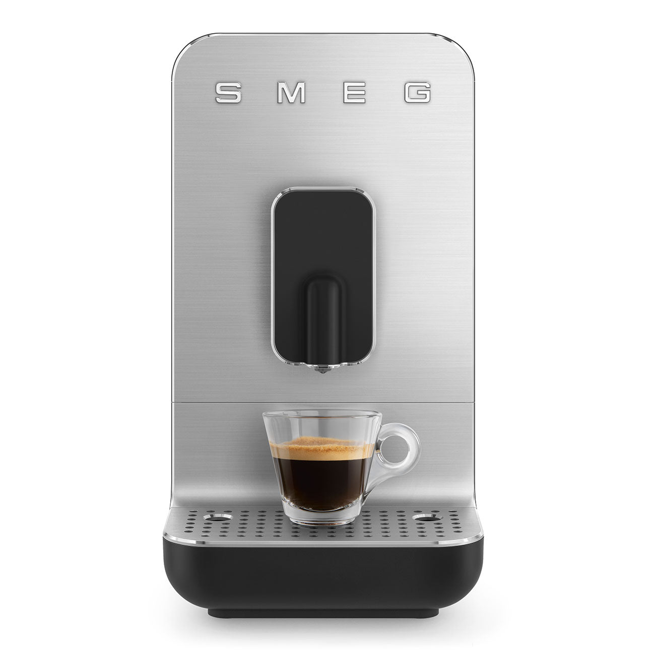  Smeg BCC01BLUS Máquina de café totalmente automática, 47 onzas,  color negro, extra grande : Hogar y Cocina