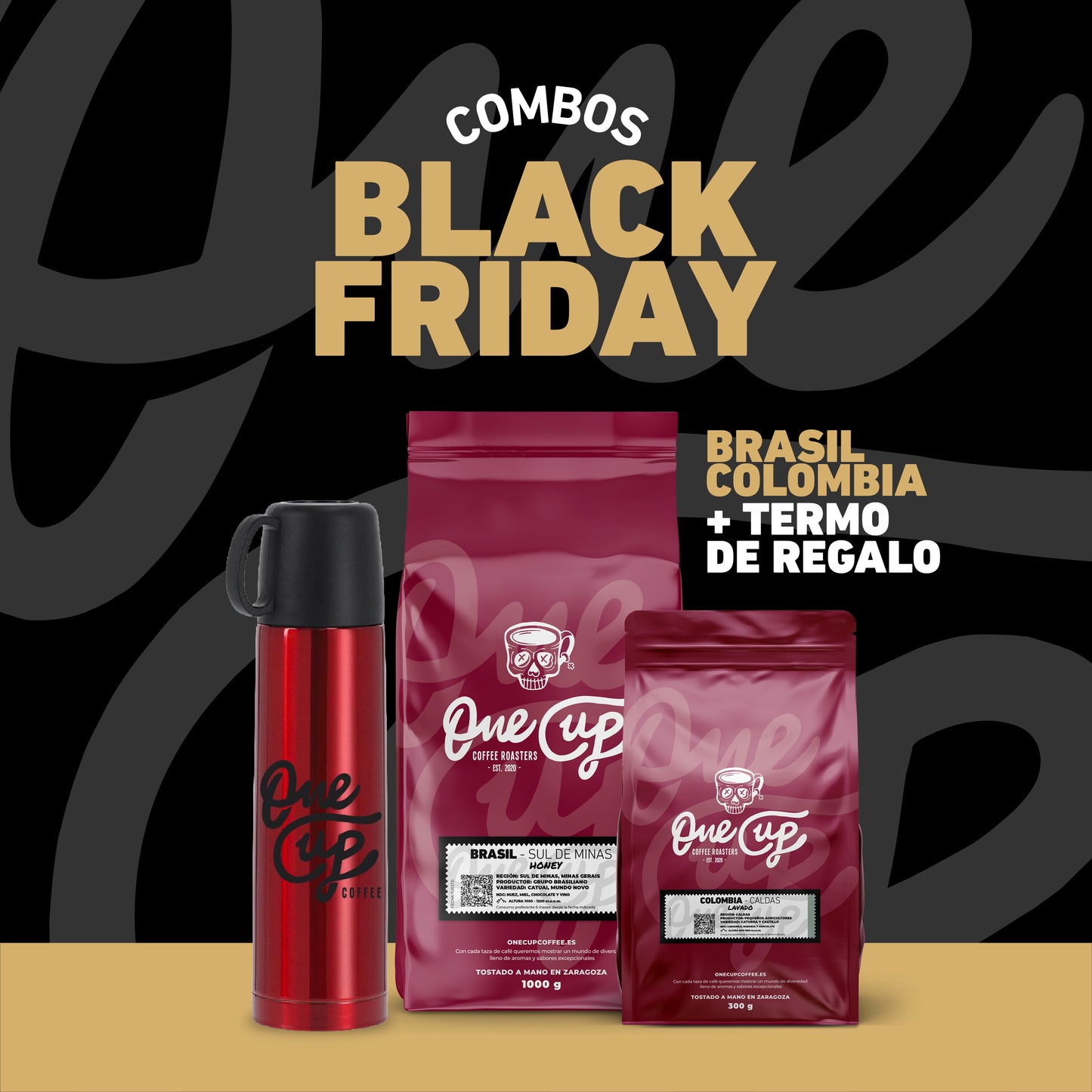 COMBO EXOTIC FUSION | 1kg + 300gr (Brasil  - Colombia)